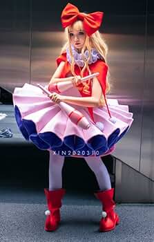 セット済みウィッグ　しゅごキャラ　真城りま　コスプレ 三分妄想 しゅごキャラ！ コスプレ 真城りま Clown drop 衣装
